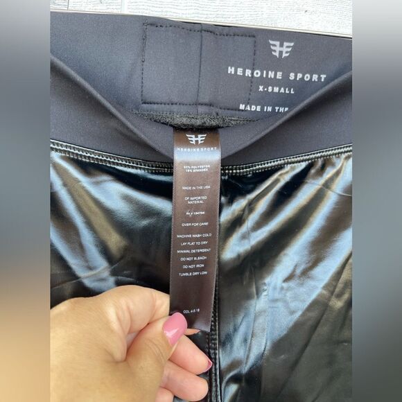 HEROINE SPORT DOWNTOWN LEGGING BLACK PATENT XS - Picture 7 of 10
